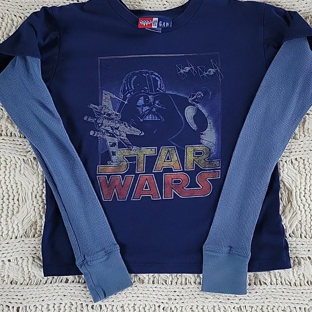 Gap Kids Junk Food Love Star Wars Size‎ 6/7 Long Sleeves Vintage